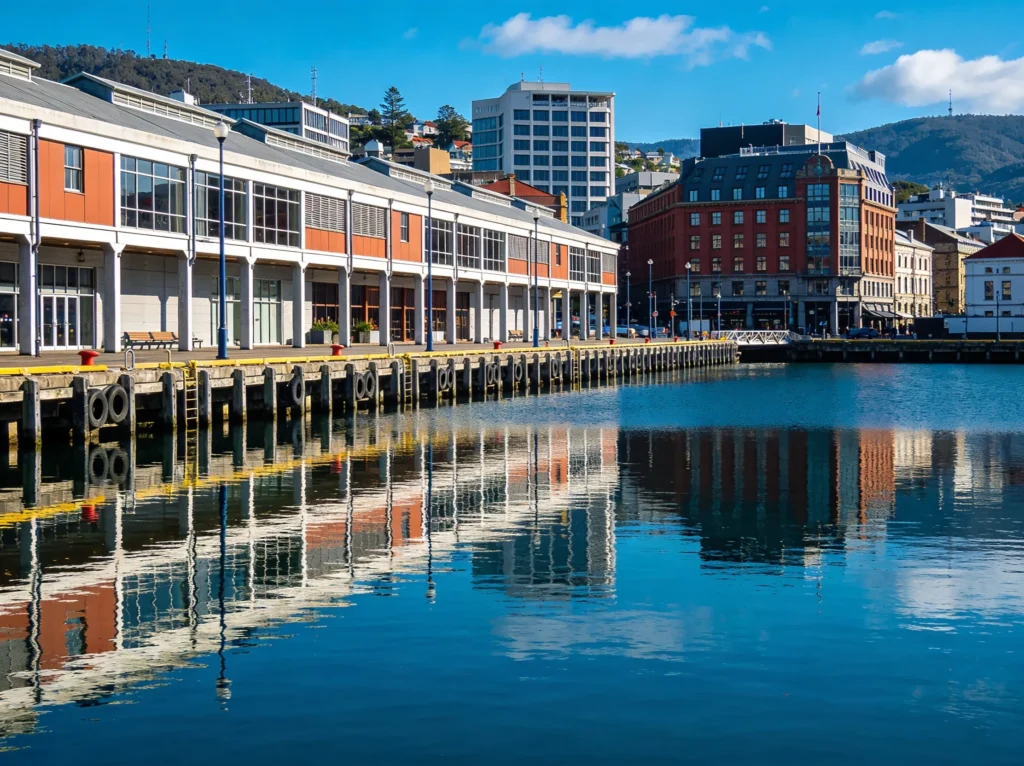 Hobart Tasmania skyline for accounting branding and graphic design services