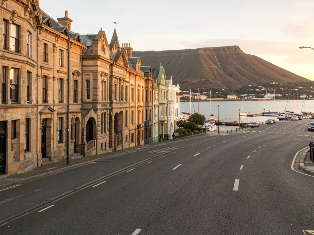Hobart Tasmania skyline for dental digital marketing services