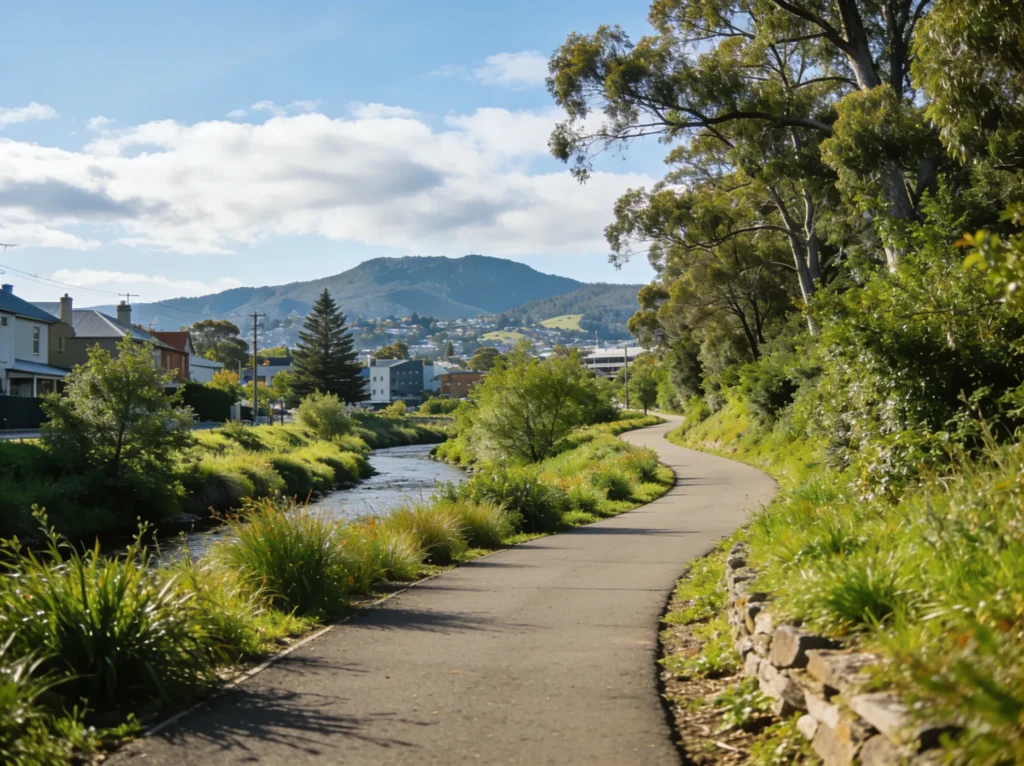 Hobart city skyline representing app development services for restaurants in Hobart