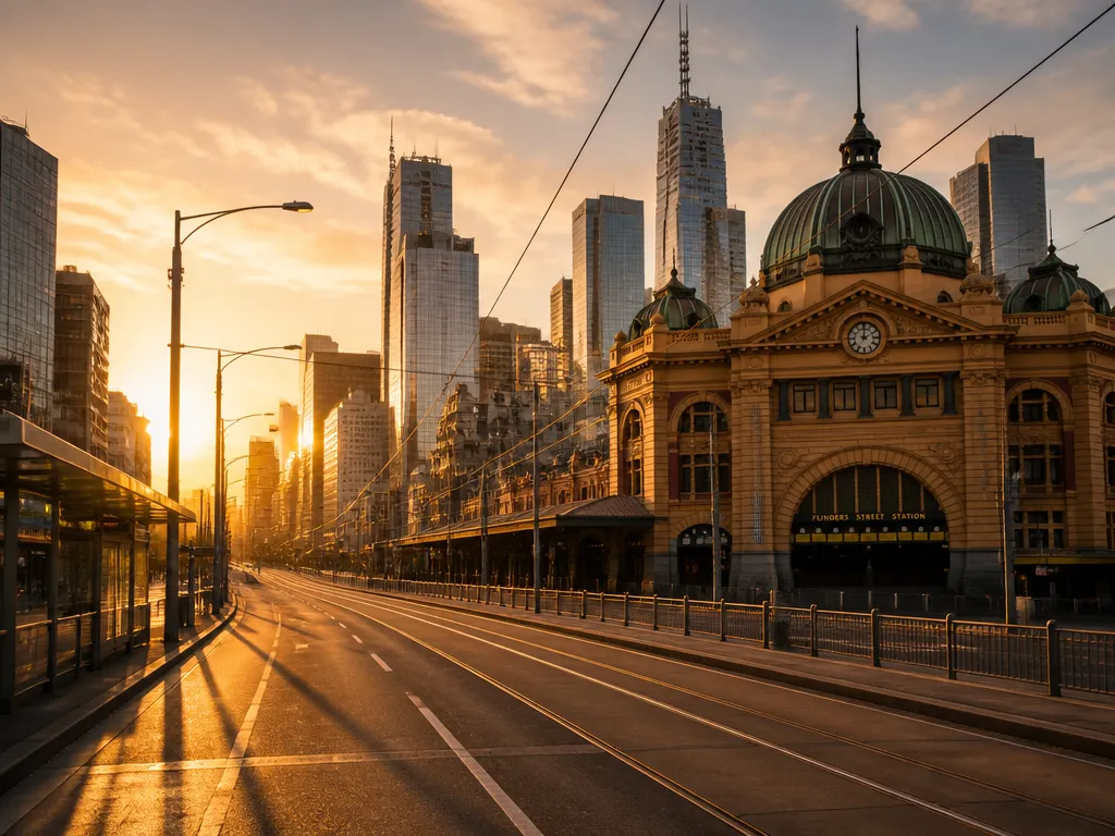Melbourne city skyline for plumbing PPC advertising services