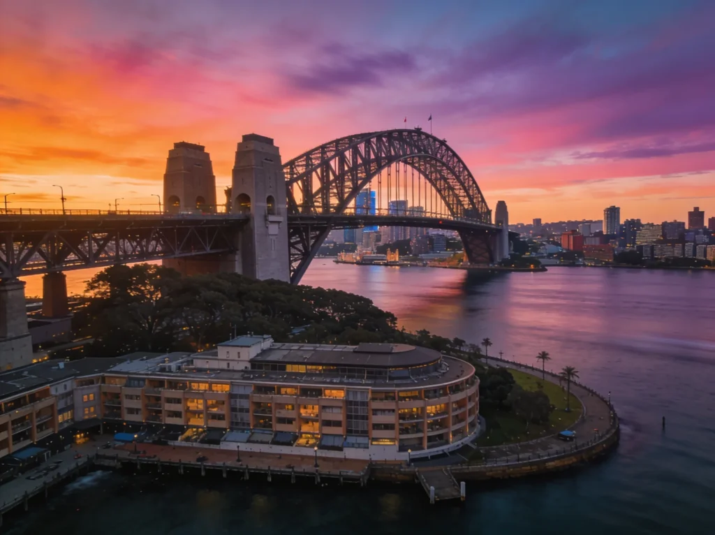 Sydney city skyline for builder app development services
