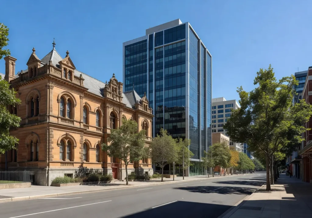 Adelaide city skyline for accounting PPC advertising services
