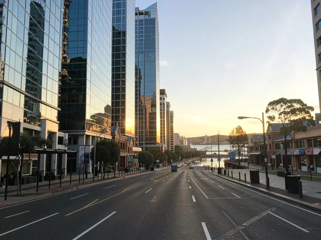 Perth city skyline for plumbing PPC advertising services