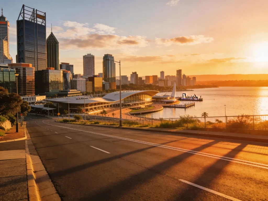 Perth city skyline for legal PPC advertising services