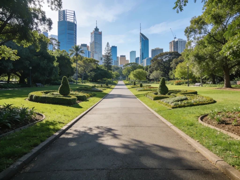 Brisbane city skyline for legal app development services