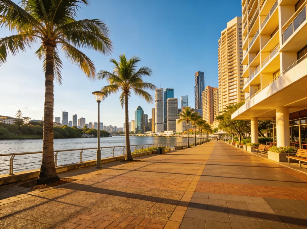 Brisbane Queensland skyline for lawyer digital marketing services