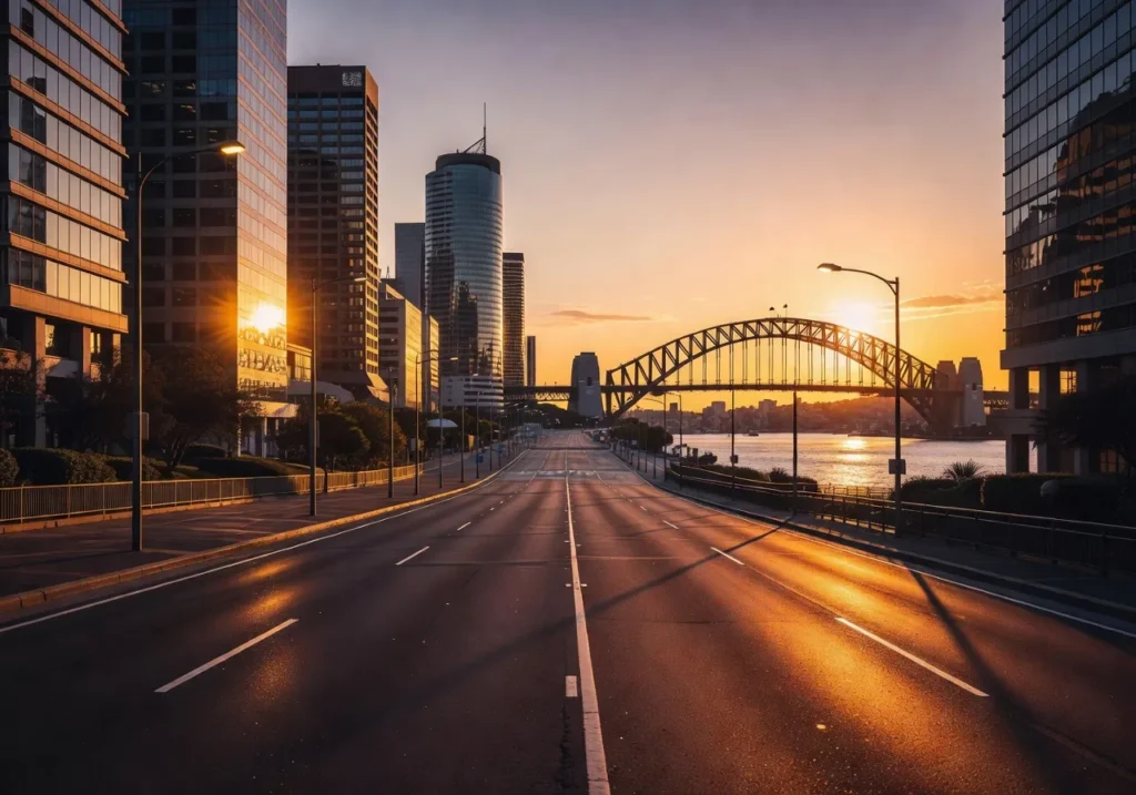 Sydney city skyline for plumbing PPC advertising services