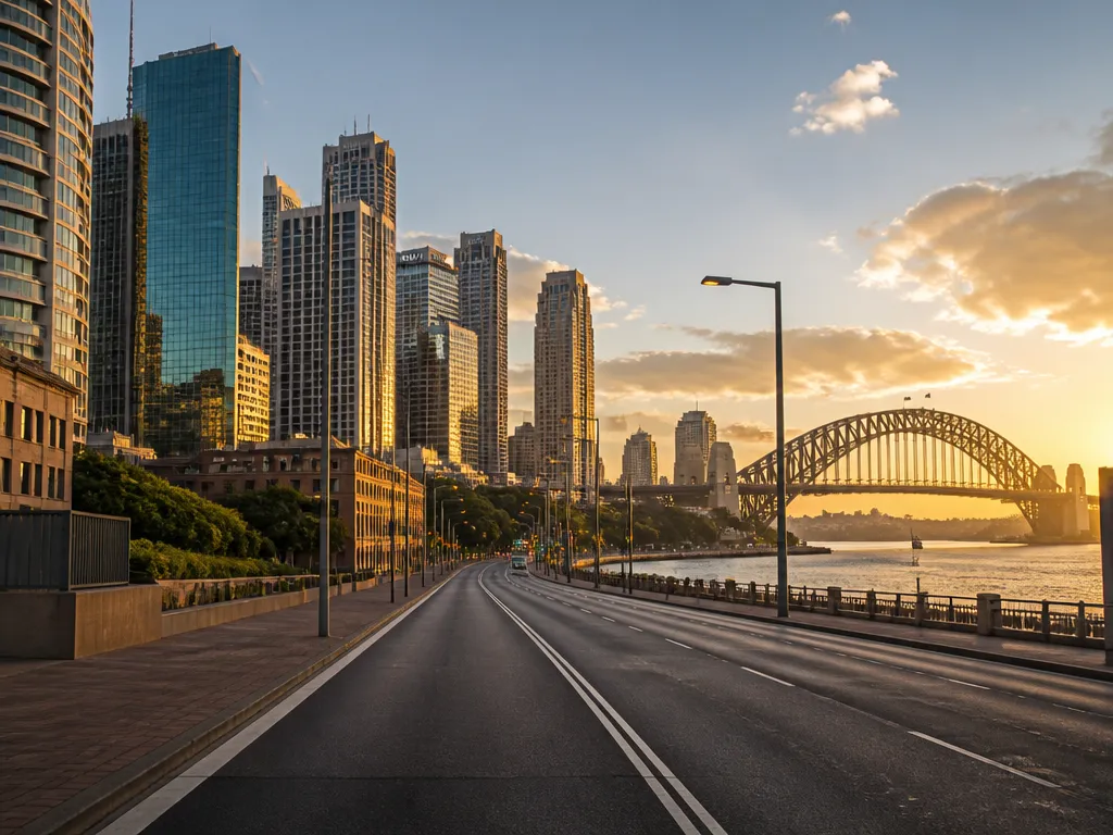 Sydney city skyline for electrician PPC advertising services