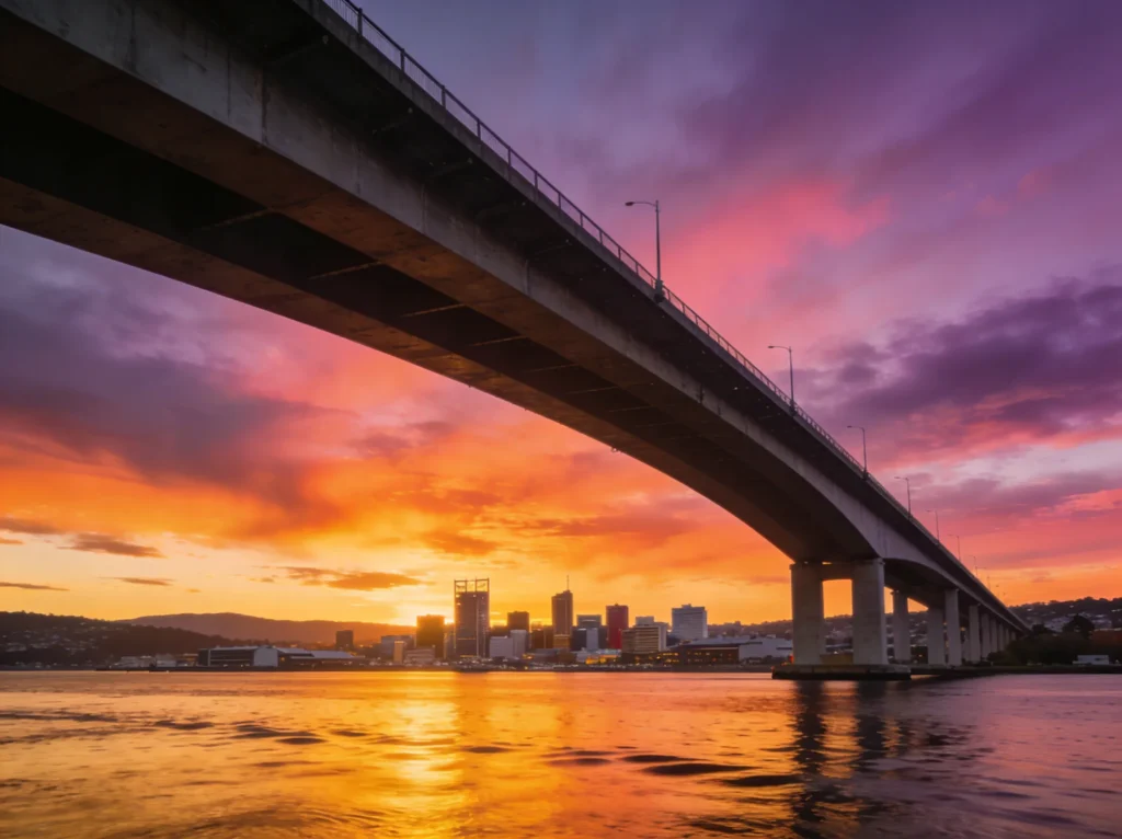 Hobart Tasmania skyline for builder branding and graphic design services