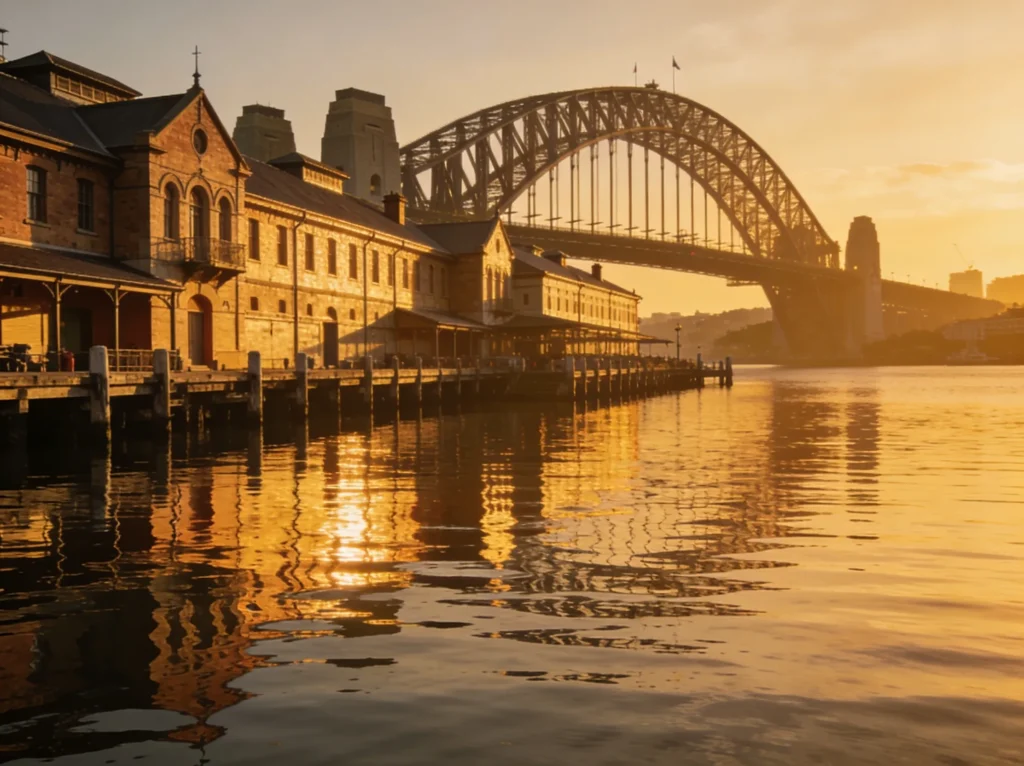 Sydney city skyline for real estate app development services