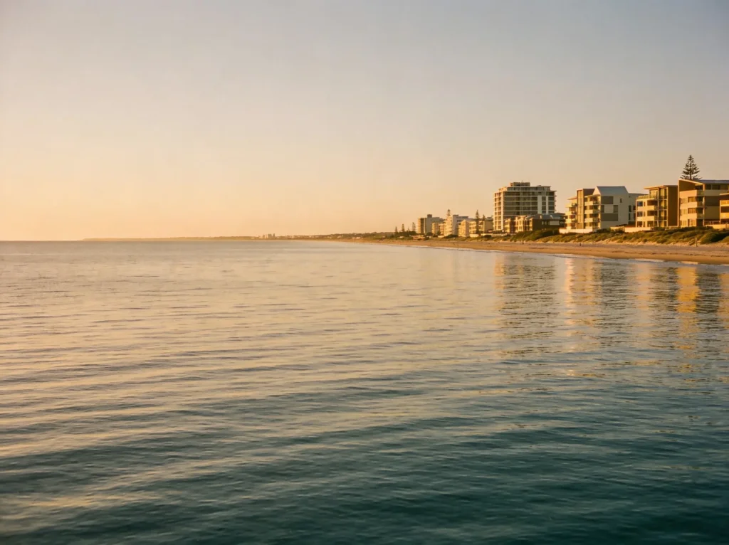 Adelaide city skyline representing app development services for physiotherapists in Adelaide
