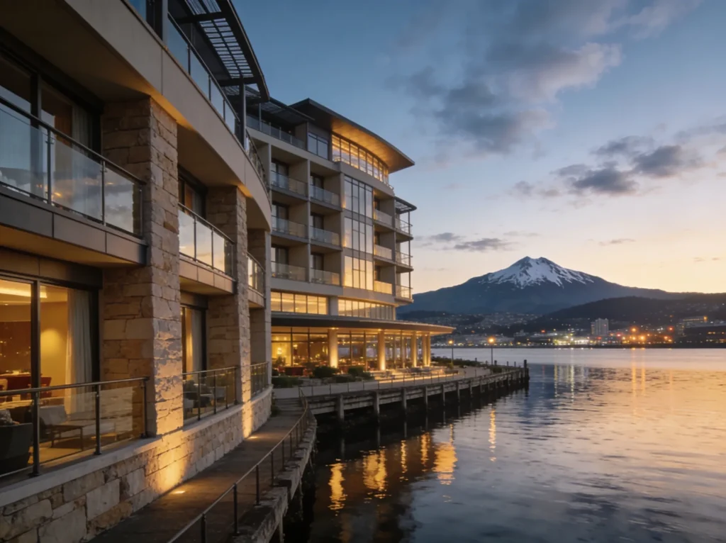 Hobart city skyline representing app development services for accountants in Hobart