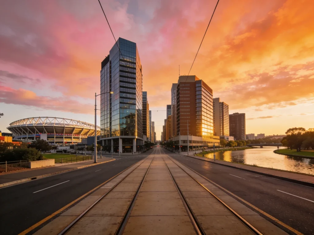 Adelaide South Australia skyline for electrician digital marketing services