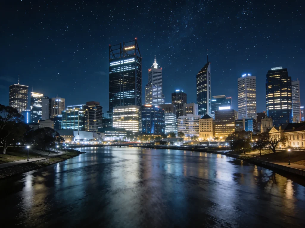 Adelaide skyline South Australia for lawyer web design services