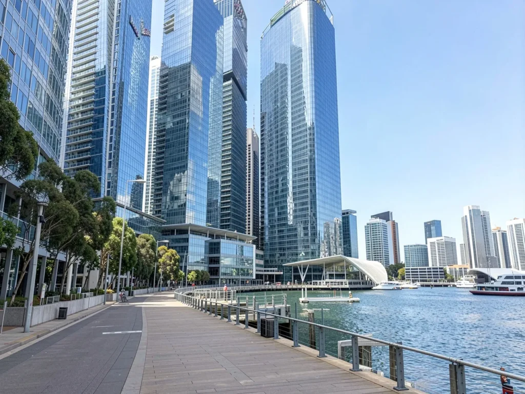 Sydney city skyline for physiotherapy branding and graphic design services