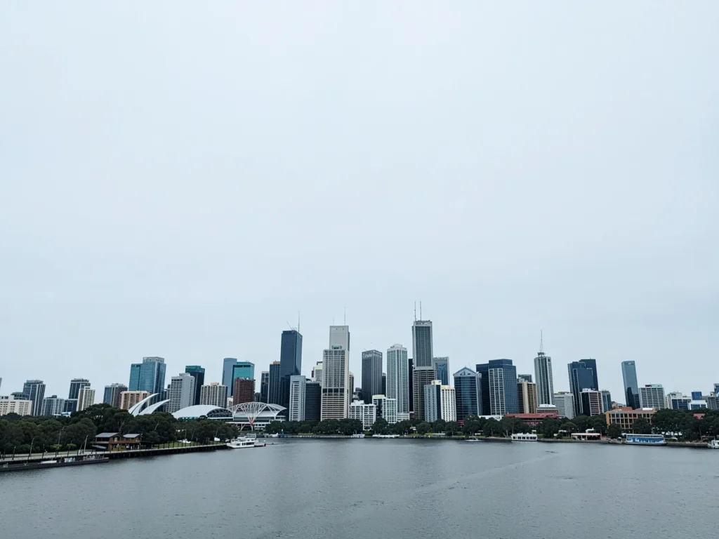 Brisbane skyline Australia representing restaurant website design services