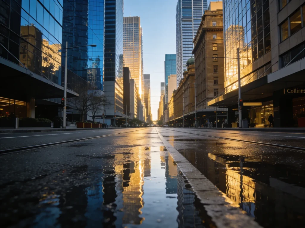 Melbourne Victoria skyline for restaurant digital marketing services