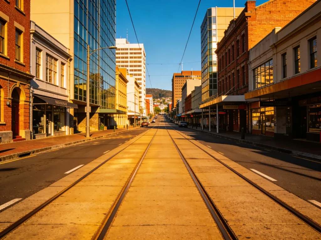 Hobart Tasmania skyline for restaurant website design services