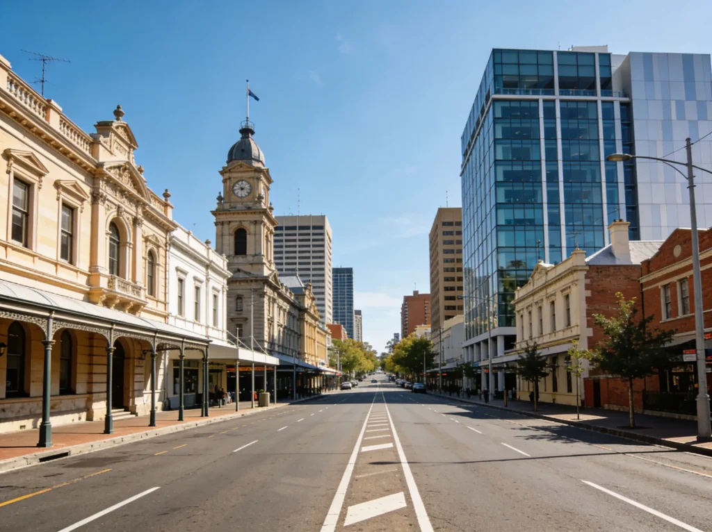 Adelaide South Australia skyline for accountant digital marketing services