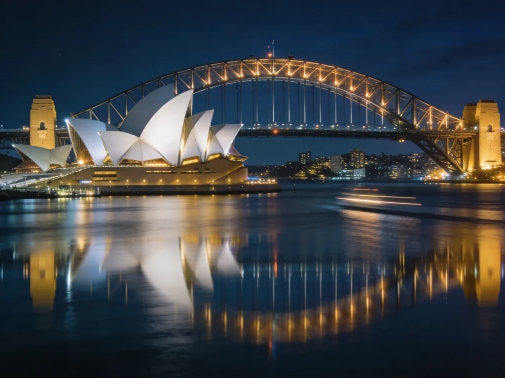 Sydney skyline Australia representing restaurant website design services