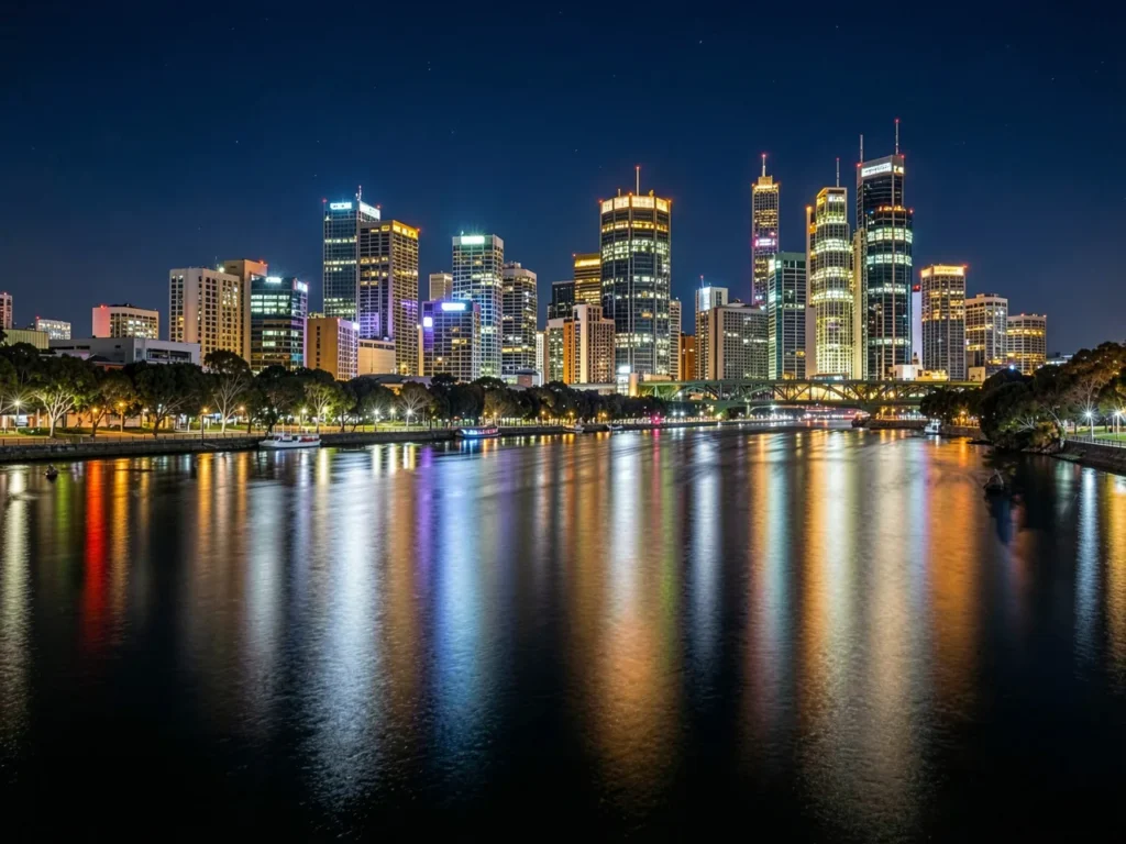 Perth skyline Australia representing real estate website design services