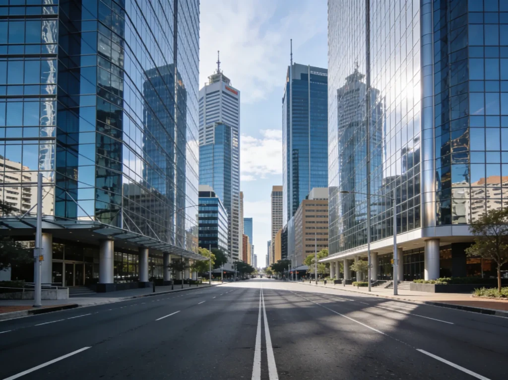 Perth Western Australia skyline for builders digital marketing services