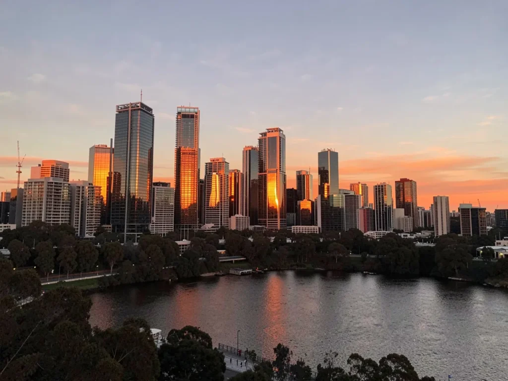 Melbourne skyline Australia representing physiotherapy website design services