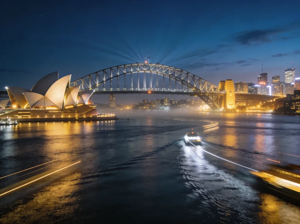 Sydney skyline Australia representing real estate website design services