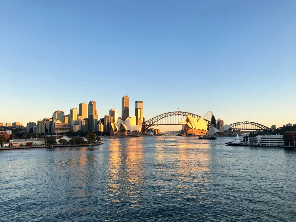 Sydney skyline Australia representing dental website design services