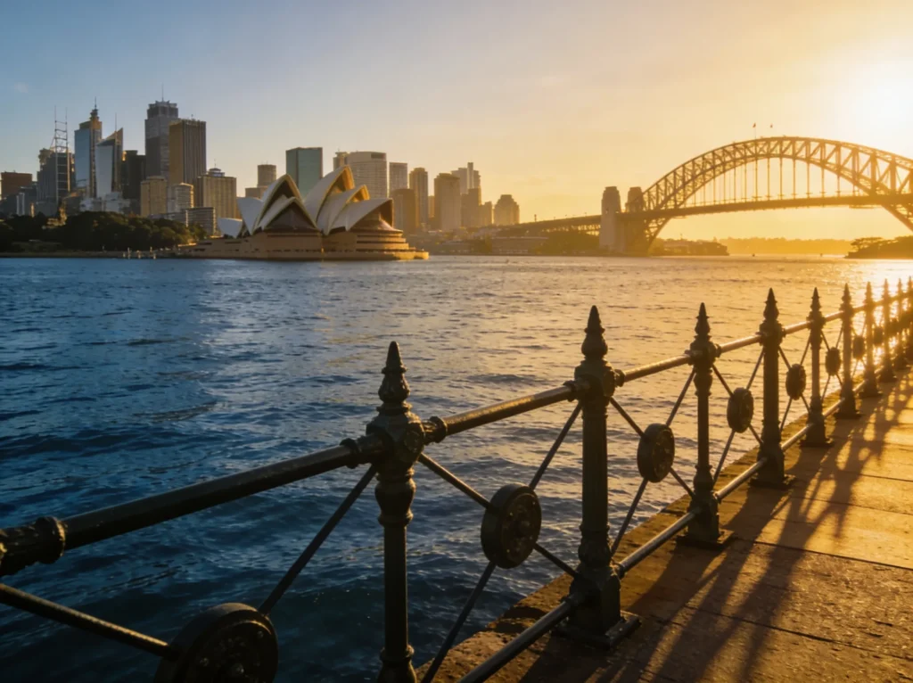 Sydney skyline Australia representing chiropractor website design services