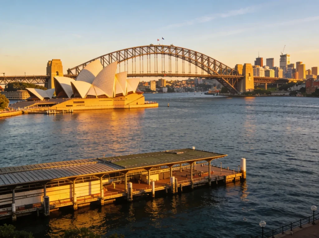 Sydney skyline Australia representing accountant website design services