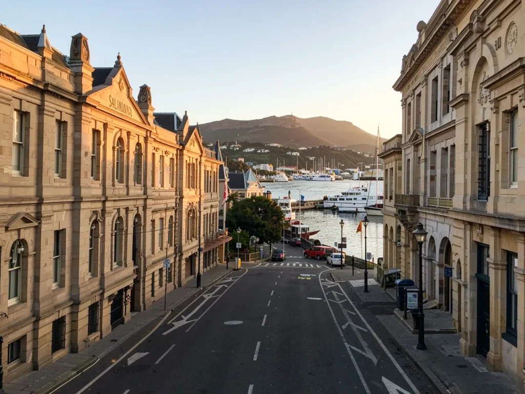 Hobart Tasmania skyline for lawyer web design services