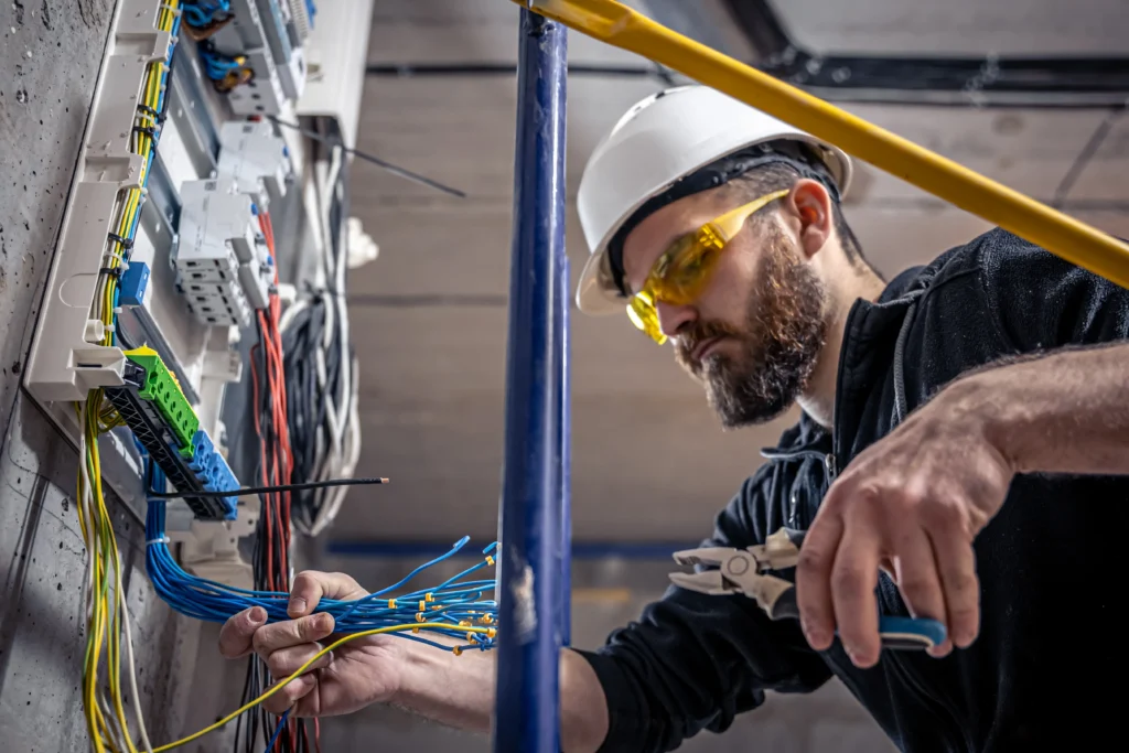 Modern electrician website design and development for Perth business