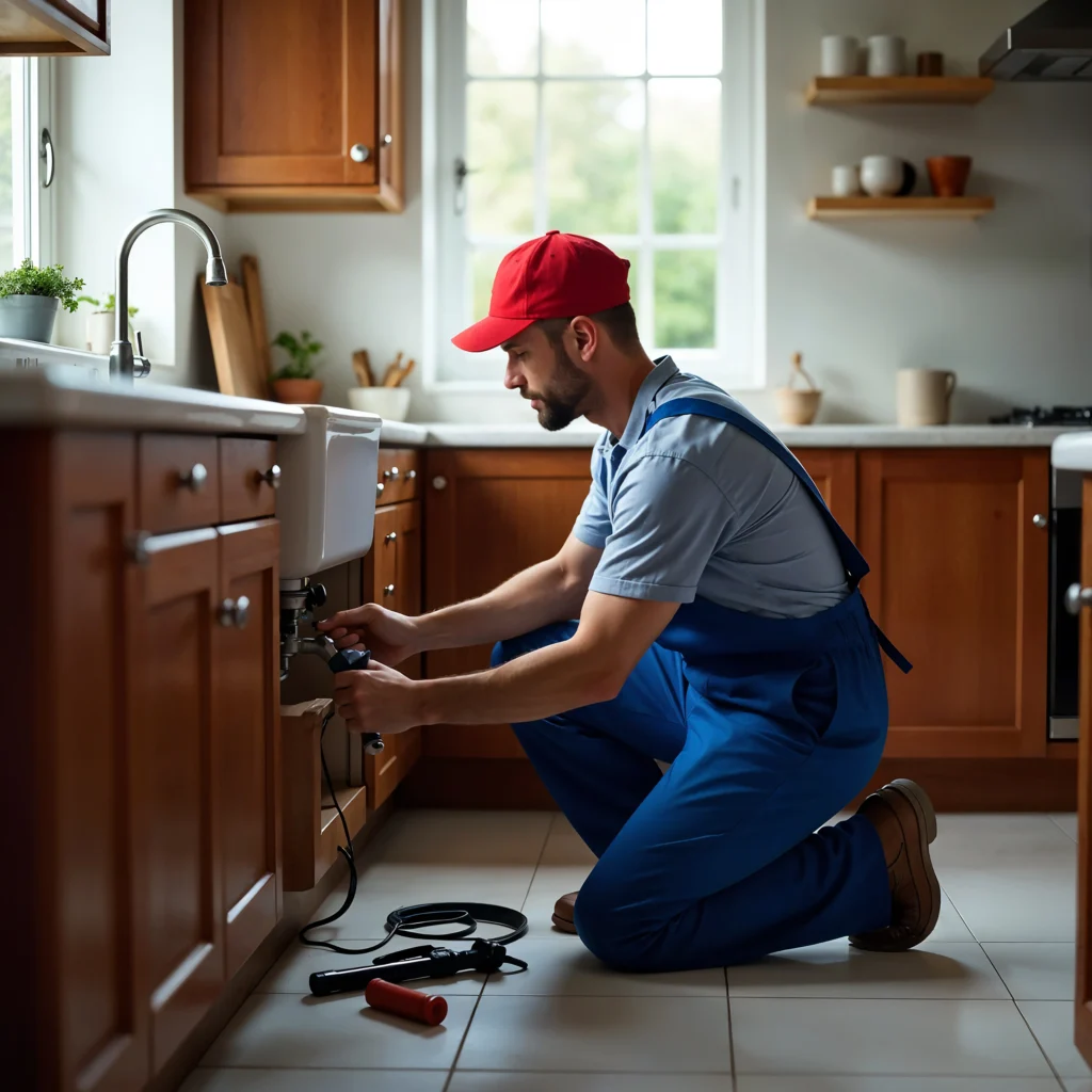 Melbourne plumbing services technician repairing sink online marketing for plumbers