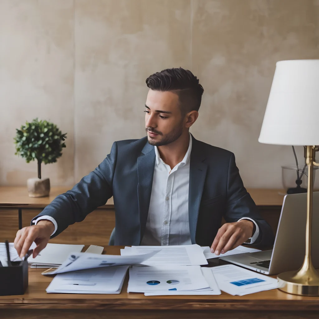 Accounting firm website interface showcasing professional web design in Sydney