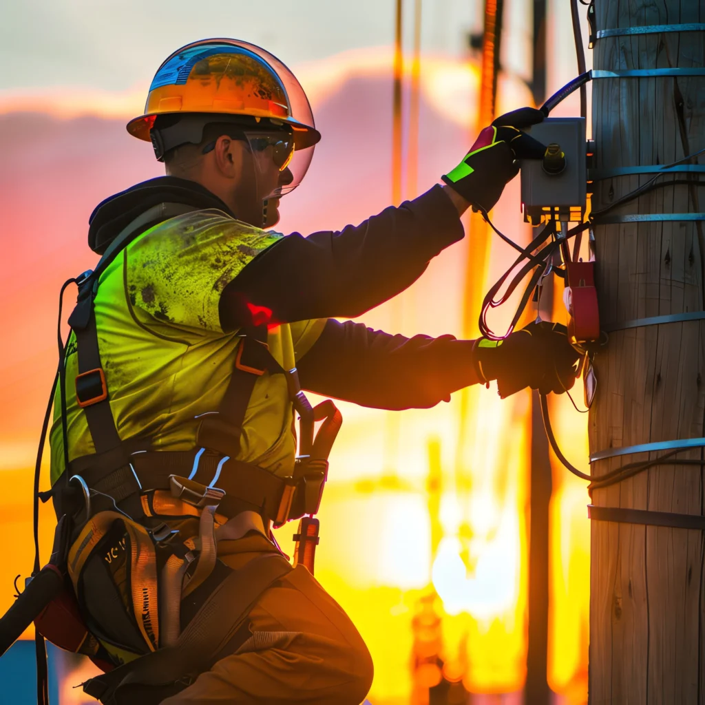 Electrical service website interface showcasing professional web design in Melbourne
