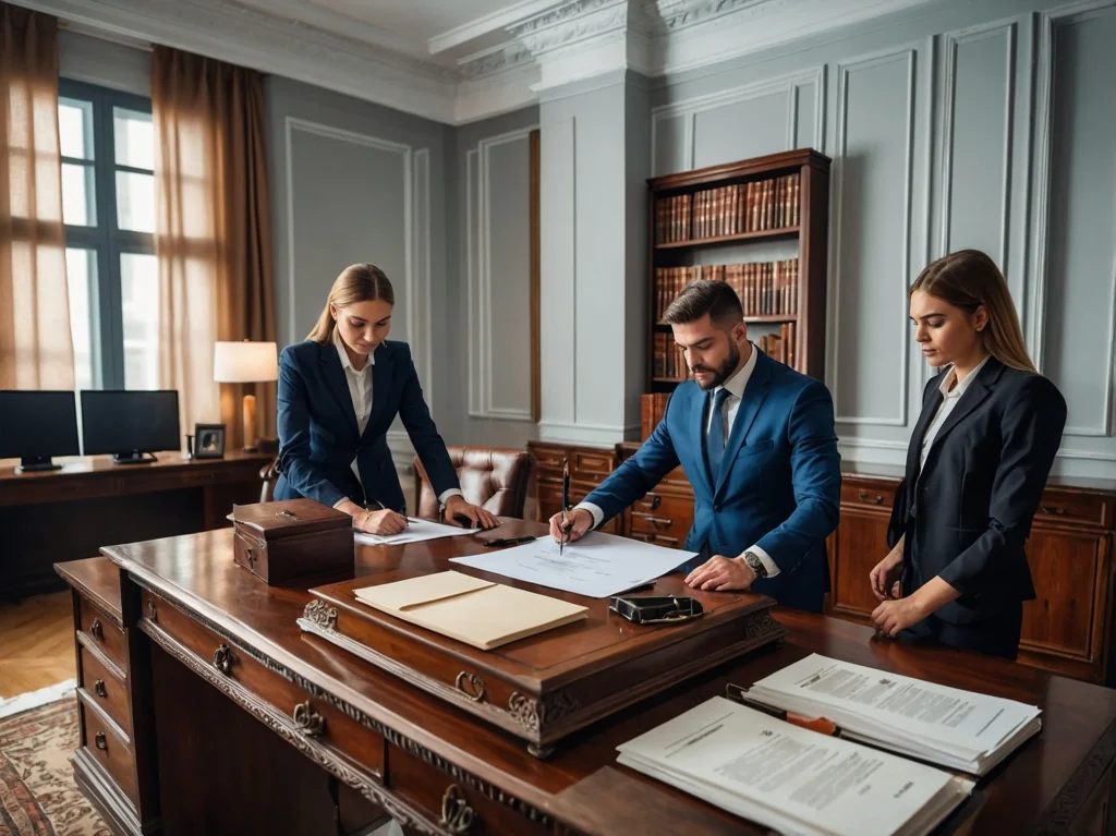 lawyer in Adelaide consulting client legal office website design for lawyers