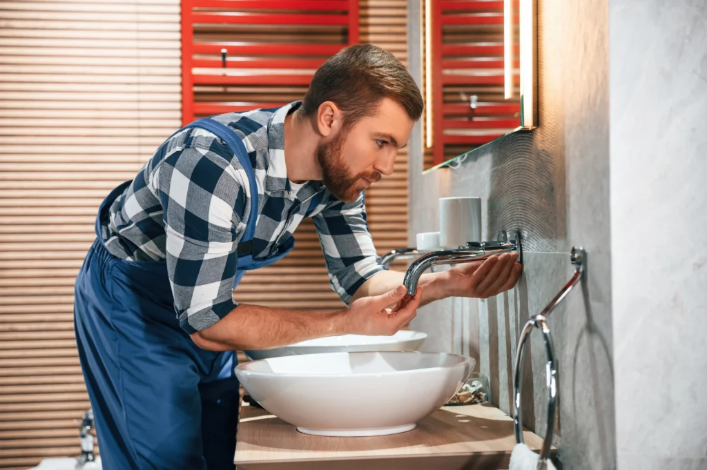 plumber in Sydney repairing pipe PPC advertising for plumbing services