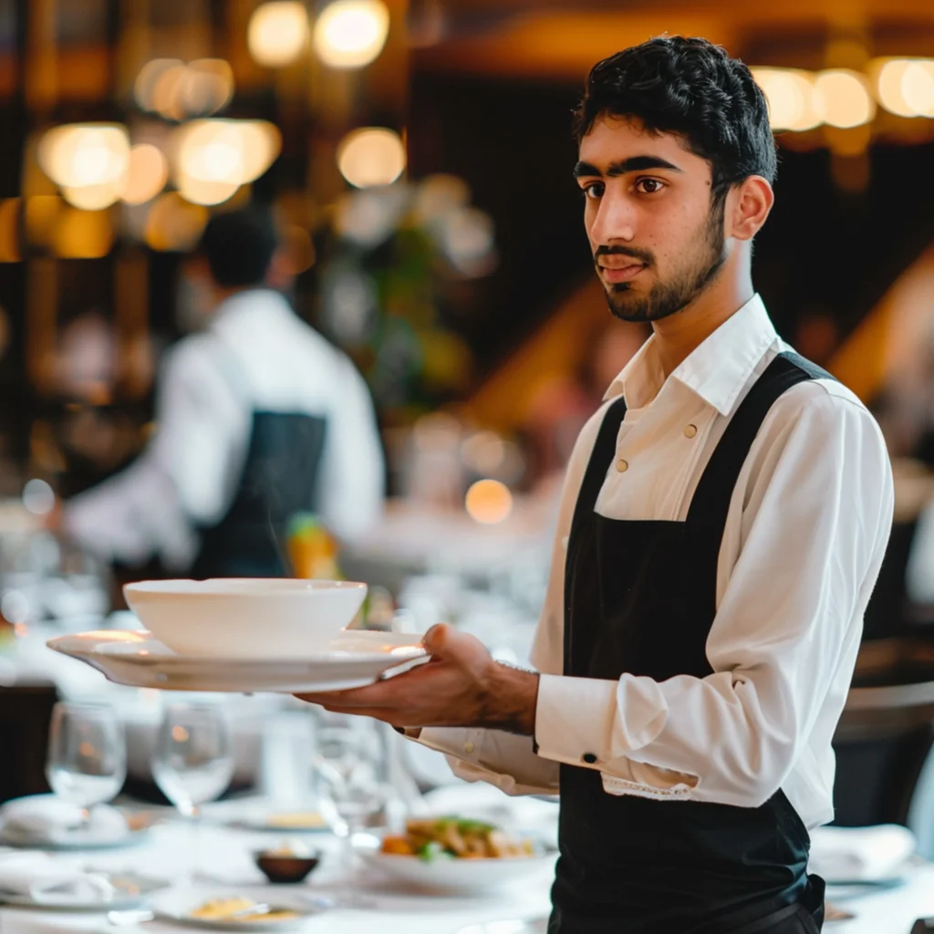 Restaurant website interface showcasing professional web design in Brisbane