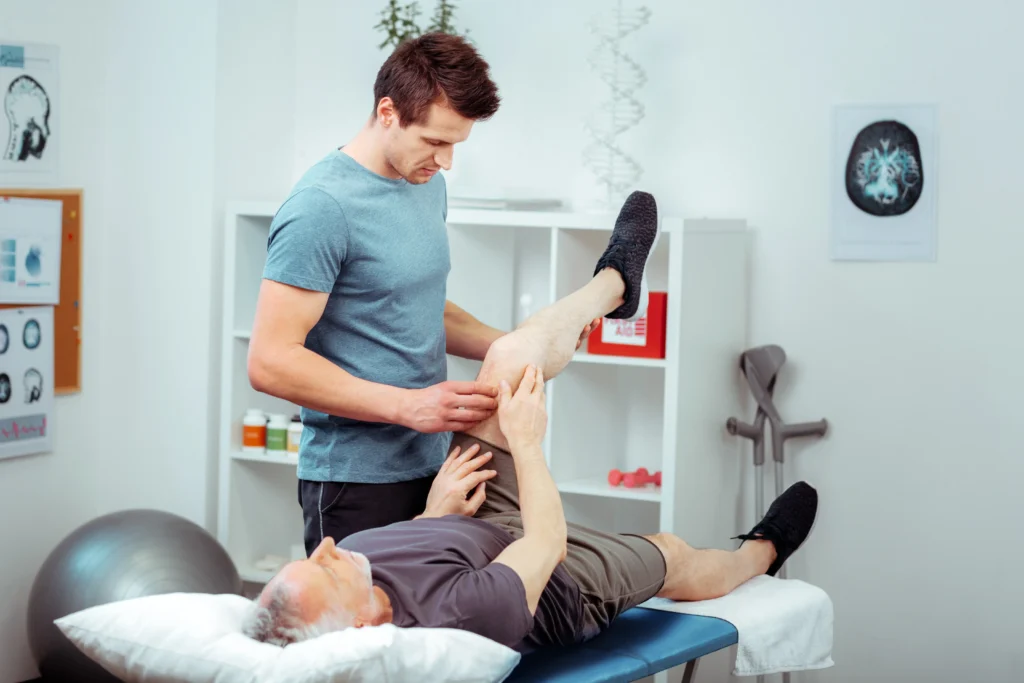 physiotherapist in Hobart treating patient PPC advertising for physiotherapy clinics