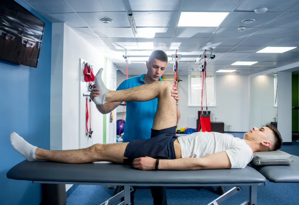 physiotherapist in Adelaide treating patient PPC advertising for physiotherapy clinics