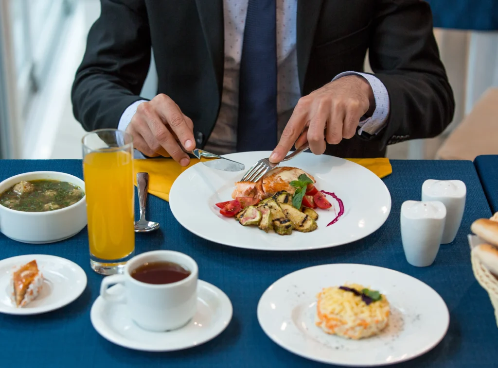 restaurant in Perth with branded menu and business card graphic design for restaurants