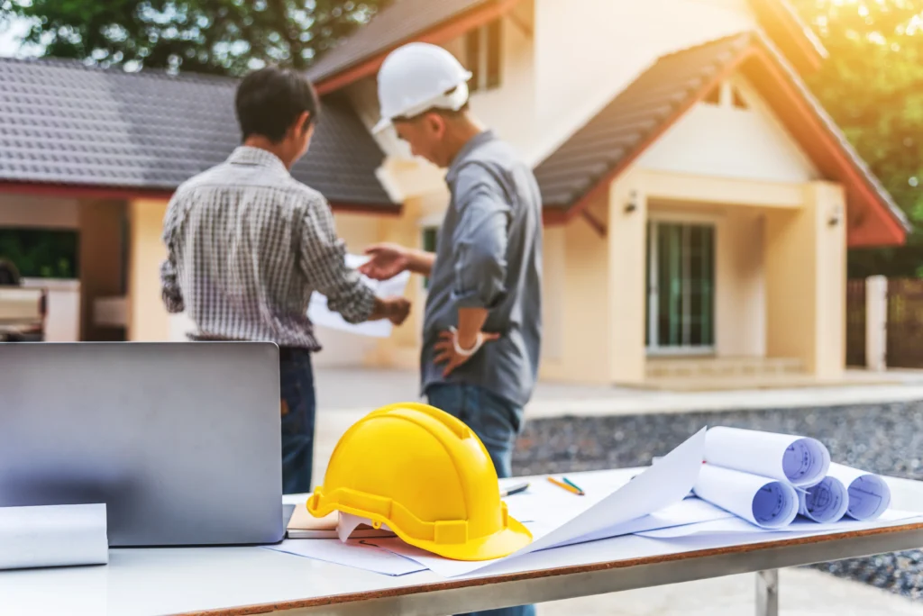 builders in Adelaide working on residential construction project digital marketing services