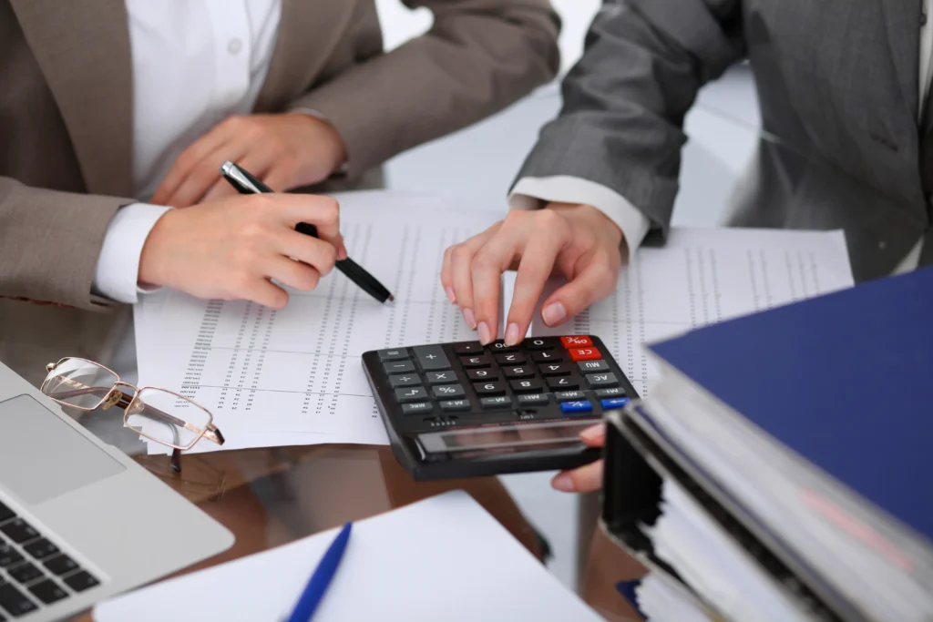 accountant in Adelaide working on financial reports digital marketing services