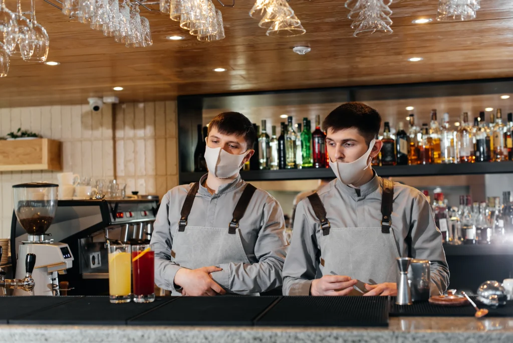 restaurant in Hobart serving food to customers modern restaurant website design
