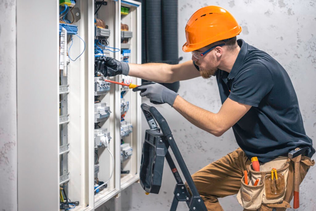 Brisbane electrical company logo design brochure and social media branding services for electricians