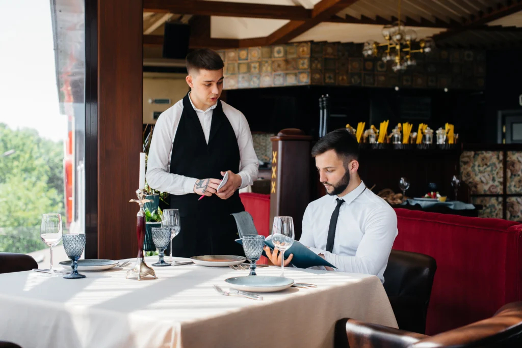 restaurant in Adelaide with branded menu and business card graphic design for restaurants